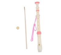 SAFIGLE 1 Juego Clarinete agudo 8 agujeros contrapunto de soprano flauta dulce soprano juguetes clarinete abdominales flauta de musica basado en cero alumno