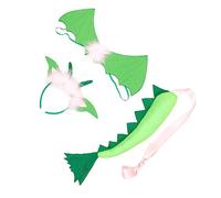 SAFIGLE 1 Juego Disfraz De Alas De Dino Disfraz De De Equipo De Princesa De Hadas Diadema De Dragon Wings Kids Cosplay Venda Niño Tela No Tejida