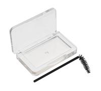 SAFIGLE 1 Juego Gel Fijador de Cejas con Jabón para de Cejas y Cepillo Kit de Maquillaje para Mujeres Caja Acrílica Transparente y Ligera