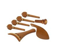 SAFIGLE 1 Juego herramienta de clavija de violín 44 repuestos de violín clavijas de violín 4 4 repuestos de violín pasador de violín ébano Accesorios conjunto de cuatro piezas