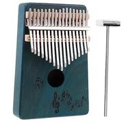 SAFIGLE 1 Juego Kalimba De 17 Tonos Instrumento De Musica Portatil Piano De Dedo Mini Regalos Pequeño Piano Mini-piano Pianos De Dedo Pulgar Piano Portatil Profesional Rimba Caoba Portátil