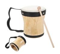 SAFIGLE 1 Juego Tambor De Palmas De Bongo Baterista Kit De Batería Bongos Tambores Para Adultos Conga Tambores Congos Bongo Tambores Adultos Barril De Madera Niño Portátil Piel De Oveja