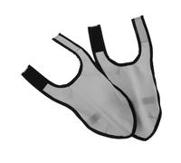 SAFIGLE 1 Par Cubiertas de Zapatos de Pelo irrompibles apretones Protector Impermeable Cubiertas de Zapatos de salón Tela de Zapatos de Estilista pongis Light Grey