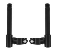 SAFIGLE 1 par de soportes para bandeja de silla de ruedas - Abrazadera de sujeción para bandeja de comedor - Conector de fijación para escritorio de silla de ruedas - Accesorio de plástico para