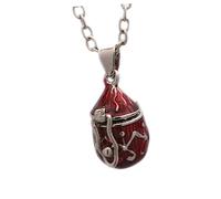 SAFIGLE 1 Pieza Collar De Cenizas Mascota Cremación Memorial Collar Que Guarda Cenizas Agua Cadena Colgante De Cenizas Deseando Cadena Colgante Rojo Cobre
