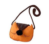 SAFIGLE 1 Pieza Monedero Felpa Cartera para Mini nezeni Cosmetics Sling Bag Tarjetas de identificación bolsosde Fiesta Bolsa de Hombro contenedor de Monedas de Hombro algodón Orange