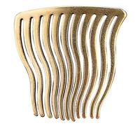 SAFIGLE 1 Pieza Peine De Cabello Doblado De Onda Ropa De Cabeza De Boda Peines Decorativos Para El Cabello Peine De Novia Pañuelo De Boda Accesorios Para El Cabello De Novia Latón Dorado