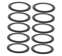 SAFIGLE 10 piezas Cinta Adhesiva para Pizarra Blanca Negra Pet de Cinta Gráfica Autoadhesiva Flexible para Marcaje y Bordes Oficina y Escuela