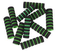 SAFIGLE 10 Piezas de Tubo Espuma para Gimnasio, Almohadilla de Esponja Multifuncional Verde, Accesorio de Entrenamiento Abdominal para Equipo de Ejercicio y Piernas