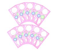 SAFIGLE 10 Piezas Kit de Dibujo Multifuncional para Niñas Plantilla Creativa de Patrones Geométricos Juguete Educativo para Desarrollo de Inteligencia y Habilidades