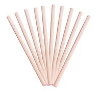 SAFIGLE 10 Piezas Palo Redondo Palo Redondo Palos De Madera Lummi Palos Musicales De Percusión Palos De Ritmo De Madera Clave Instrumento Musical Juguetes Niño Apéndice Niño Pequeño Mueble