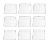 SAFIGLE 10 piezas Placas Petri Cuadradas con Tapa Platos de Laboratorio Transparentes para Microbiología Cultivo de Células y Plantas Herramienta Esencial para Experimentos Científicos y