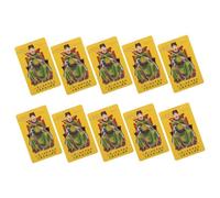 SAFIGLE 10 Piezas Tarjeta Tai SUI de Amuleto Suerte Estilo Chino Decoración de Tarjetas de Amuleto para Fortunas Auspiciosas