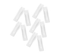 SAFIGLE 10 Topes de Puerta de Seguridad Infantil Forma de Cuña Pequeños Transparentes de Silicona Antideslizante para Hogar Protección contra Golpes y Atrapamientos