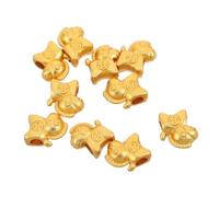 SAFIGLE 10 Unidades Colgantes Dorados en Forma de Caballo para Hacer Pulseras y Collares, Aleación Resistente, Accesorios Festivos para Decoración y Manualidades de Joyería