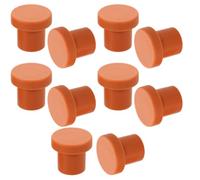 SAFIGLE 10 Unidades Extintor para Apagar Varillas y Rollos de Moxibustión Portátil Naranja de Plástico de Moxa Estructura Manual Seguro y Evita Reencendido en Uso Clínico