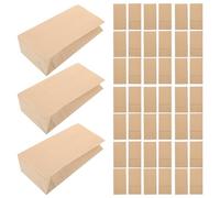 SAFIGLE 100 Bolsas de Papel Kraft Reutilizables para Almacenamiento y Organización, Oficinas y Comercios Ideales para Snacks, Té, Productos Horneados y Pequeños Regalos