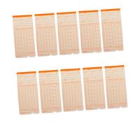 SAFIGLE 100 hojas Tarjetas de Fichaje Mensuales para Máquina de Registro de Asistencia Oficina y Almacén de Portátiles para Control Horario