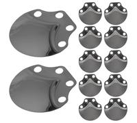 SAFIGLE 100 Piezas Láminas para Armaduras Medievales de Acero Inoxidable Negro Espejo Material para Armaduras Caseras y Cosplay en Recreaciones Históricas y Eventos Renacentistas