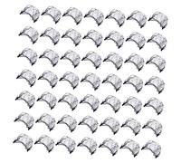 SAFIGLE 100 Piezas Redecillas Invisibles de Cabello de Malla Elástica para Fijar Pelucas y Moños para Profesionales Enfermeras y Chefs Color Negro con Bordes Gruesos