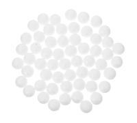 SAFIGLE 100 Unidades Bolas de Poliestireno para Manualidades de Color Blanco Estructura Sólida y Textura Fina, Ideales para Decoración de Fiestas y Proyectos de Arte en Casa