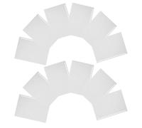 SAFIGLE 100 Unidades Hojas de Papel Doble Cara A5 Blanco para Coleccionar Pegatinas, Personalizables Residuo, Ideales para Manualidades y Viajes