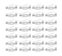 SAFIGLE 100piezas Broche Alfiler De Cierre Imperdibles Para Manualidades Clips De Imperdibles De Hierro Para Hacer Broches Crear Joyas Pequeños Alfileres De Costura Clips Para Broches