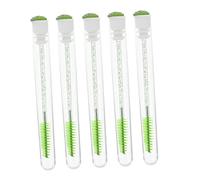 SAFIGLE 10piezas Cepillo Para Pestañas Transparente Peine Para Rímel Herramienta De Maquillaje Para Pestañas Tubo Portátil Para Pinceles De Maquillaje Para Cejas