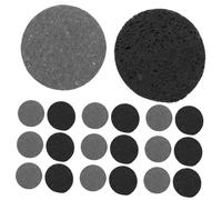 SAFIGLE 10piezas Puff para Lavarse la Cara Redondo de Fibra de Pulpa Discos Limpiadores Faciales Desmaquillantes Exfoliantes para Piel Sensible para Viajes o Uso Doméstico