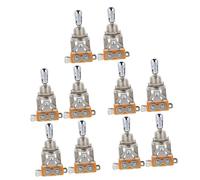 SAFIGLE 10piezas Selector De Pastillas Para Guitarra Eléctrica De Metal Vías De Fácil Instalación y Duradero Accesorio Para Cambios De Tonos