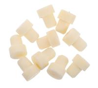 SAFIGLE 10piezas Tapones Para Sellar Botellas De Vino Tapones De Vidrio Decorativos Compactos Mini De Goma