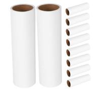 SAFIGLE 10rollos Repuestos Adhesivos Para Rodillo Quitapelusas Para Pelo De y Muebles Duradero