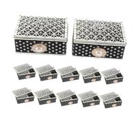 SAFIGLE 12 Piezas Contenedores de Favor Elegantes de Mini Cofres para Decoraciones de Cumpleaños y Celebraciones Especiales