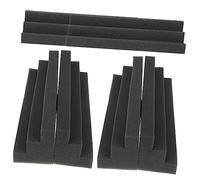 SAFIGLE 12 Piezas De Frecuencia De Algodón Absorbente De Sonido Antiflaming Trampas De Bajo Esquina Trampas De Bajo Suministros Ktv Soporte De Teclado De Piano Paneles Acústicos