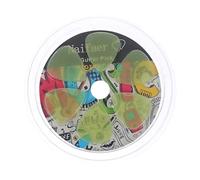 SAFIGLE 12 Piezas metralla de púa de guitarra plectro para guitarra selecciones de dedo pulgar púa de guitarra sencilla púa de práctica de guitarra triangular guitarra eléctrica Accesorios