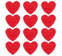 SAFIGLE 12 Vendajes En Forma De Corazón Buenos Adhesivos Para El Cuidado De Niños Y Adultos Lindos Y Elegantes Suministros De Ayuda Para El Hogar La Oficina Y Aire