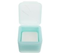SAFIGLE 120 Unidades Discos de Algodón Secos para Cuidado Facial Forma Cuadrada y Redonda, Hidrogel para Hidratación Rápida y Reducción de Pelusa, Color Blanco
