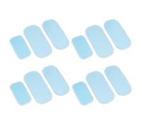 SAFIGLE 12piezas Almohadillas de Gel de Repuesto para Glúteos Parche Hidrogel Relajante Muscular para Fisioterapia y Accesorios de Gym Adhesivas y Cómodas