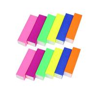 SAFIGLE 12piezas Bloque De Lijado Para Manicura Esponjas Pulidoras De Uñas Herramientas Para Pulir Uñas Suministros Para Salón De Limas De y Pulidores De