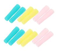 SAFIGLE 12piezas Funda Protectora De Silicona Para Mango De Tijera De Cutículas Antideslizante Fundas Incluidas Para Manicura