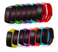 SAFIGLE 14piezas Relojes Led Digitales para Relojes para Cumpleaños Fiesta y Unisex Diseño Fáciles De Leer para Aprender Gestionar