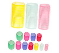 SAFIGLE 14piezas Rizador De Pelo Autoagarre Rodillos Para Rizar El Cabello Rulos Para Cabello y Flequillo Material Suave