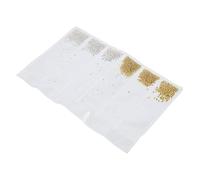 SAFIGLE 1bolsa Joyas Remaches de Metal para Decoración de Uñas Accesorios de Tachuelas Artesanales Estilo Punk para Manicura DIY y Proyectos de Joyería