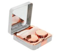 SAFIGLE 1Juego Estuche de Lentes de Contacto Portátil con Kit de Almacenamiento Compacto y Ligero para Uso Diario para Lentes de Contacto