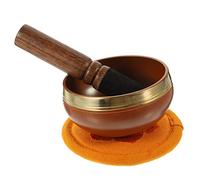 SAFIGLE 1juego Tazón De Sonido De Cobre Para Martillo y Cojín Tazón De Multi-funcional Para Relajación y Sanación