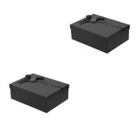 SAFIGLE 2 Cajas De Para Cumpleaños Bodas Propuestas Embalaje Pequeño Para Damas De Honor Festivales Papel Negro