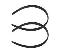 SAFIGLE 2 Diademas Negras Gruesas de Tejido Cómodo y Diseño Clásico Vintage para Mujeres y Niñas, para Uso Diario y Fiestas