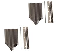 SAFIGLE 2 Juegos De Mejoras Para Instrumentos Kalimba Piezas De Piano De Pulgar De 17 Teclas Material De Sonido Cristalino Resistente Y Fácil De Usar