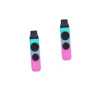SAFIGLE 2 Juegos Kazoo de doble agujero ukelele kazoos kazoo de tono ajustable instrumentos musicales organos musicales armónicas para adultos mirlitón de rendimiento mirlitón confiable