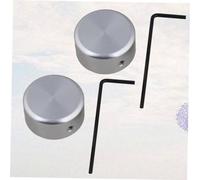 SAFIGLE 2 Juegos tapa de pedal de guitarra aleación de guitarra efecto clavo cap llave de guitarra tapa de efecto de guitarra pie bajo clavo accesorios guitarra electrica efector Picos
